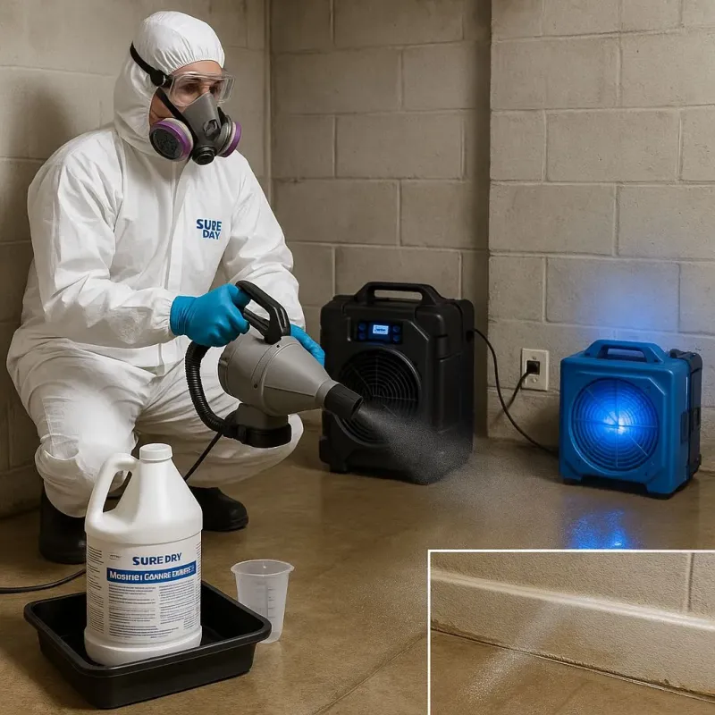 Sanitization and Odor Removal process in Bear Valley Springs, CA